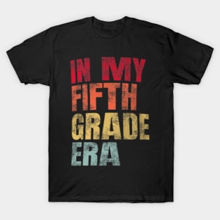 In My Fifth Grade Era Vintage Back To School Teacher T-Shirt